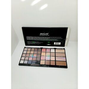 Okalan Pro Makeup Palette Eyeshadow - Blush & bronze - Highlight 3 In 1